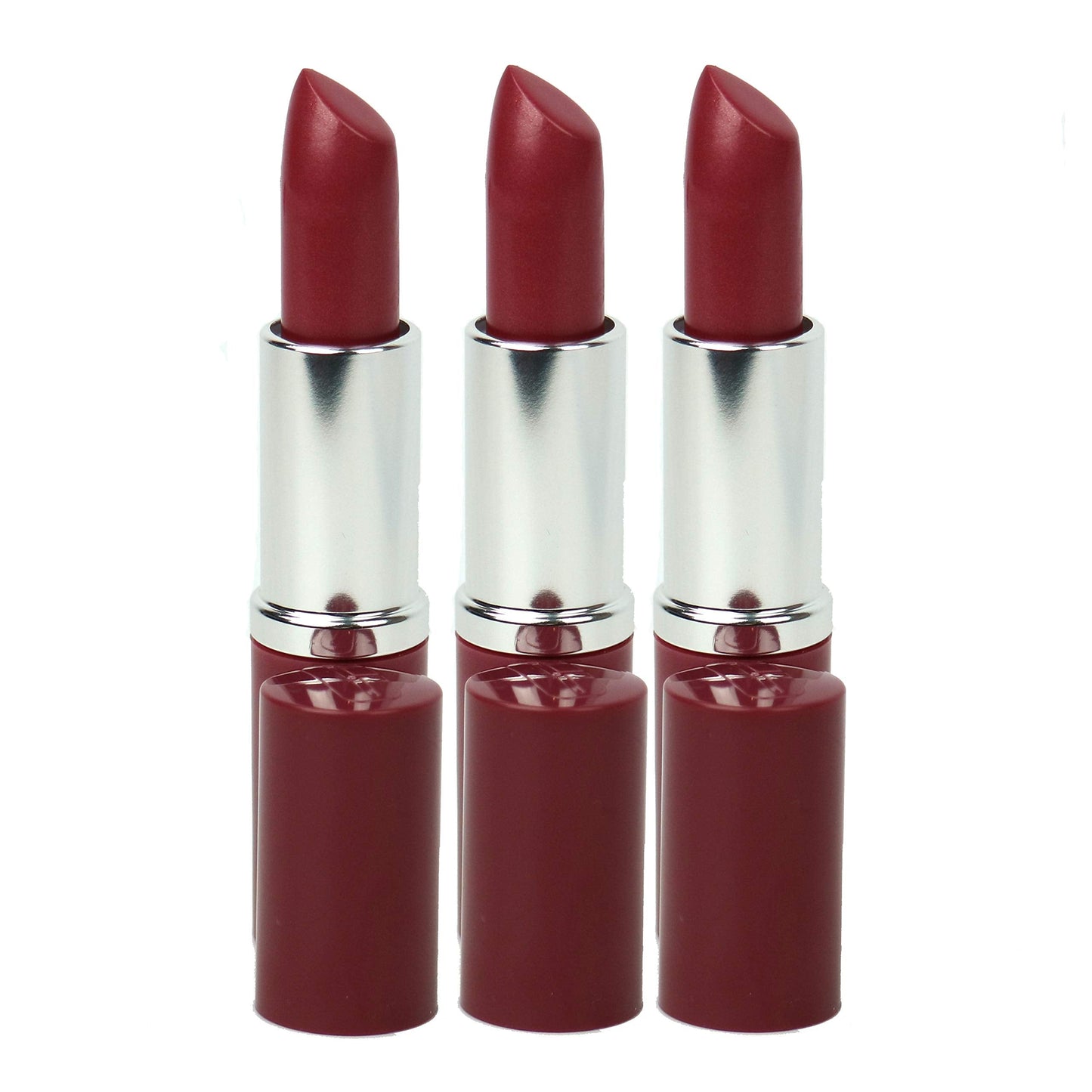 Pack of 3 x Clinique Pop Lip Colour + Primer #13 Love Pop Travel Size, Unboxed, Red, 0.13 Ounce
