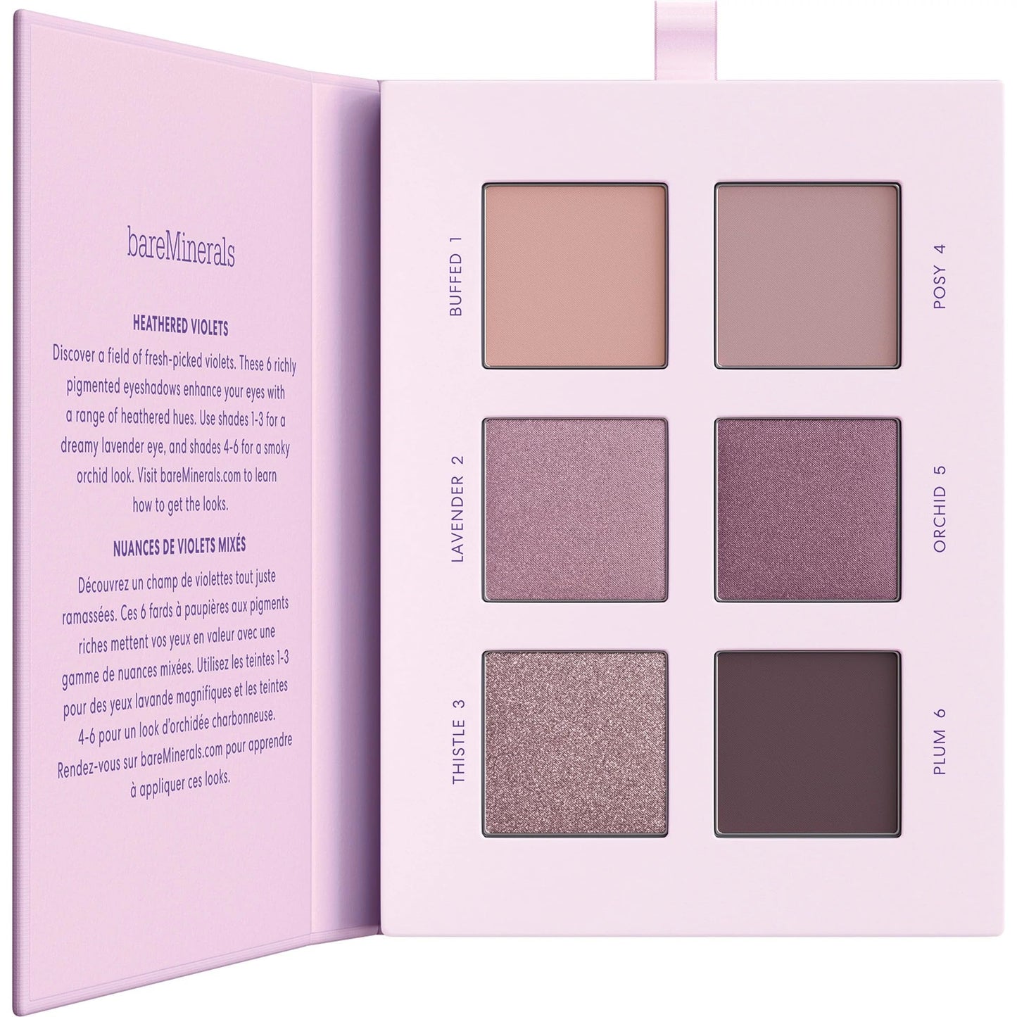 bareMinerals Mineralist Eyeshadow Palette, Six Richly Pigmented + Blendable Shades, Talc-Free Eye Shadow Palette Makeup, Vegan (Heathered)