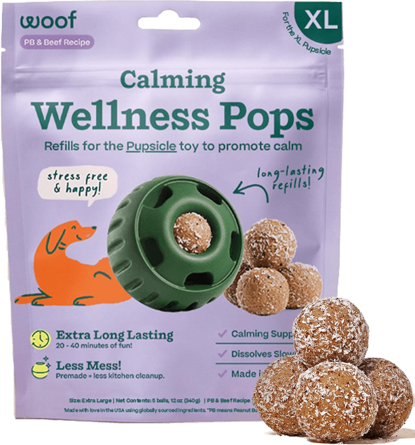 WOOF Calming Wellness Pops