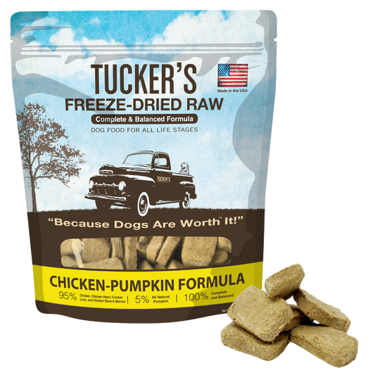 Tucker’s Chicken and Pumpkin Freeze Dried Dog Food