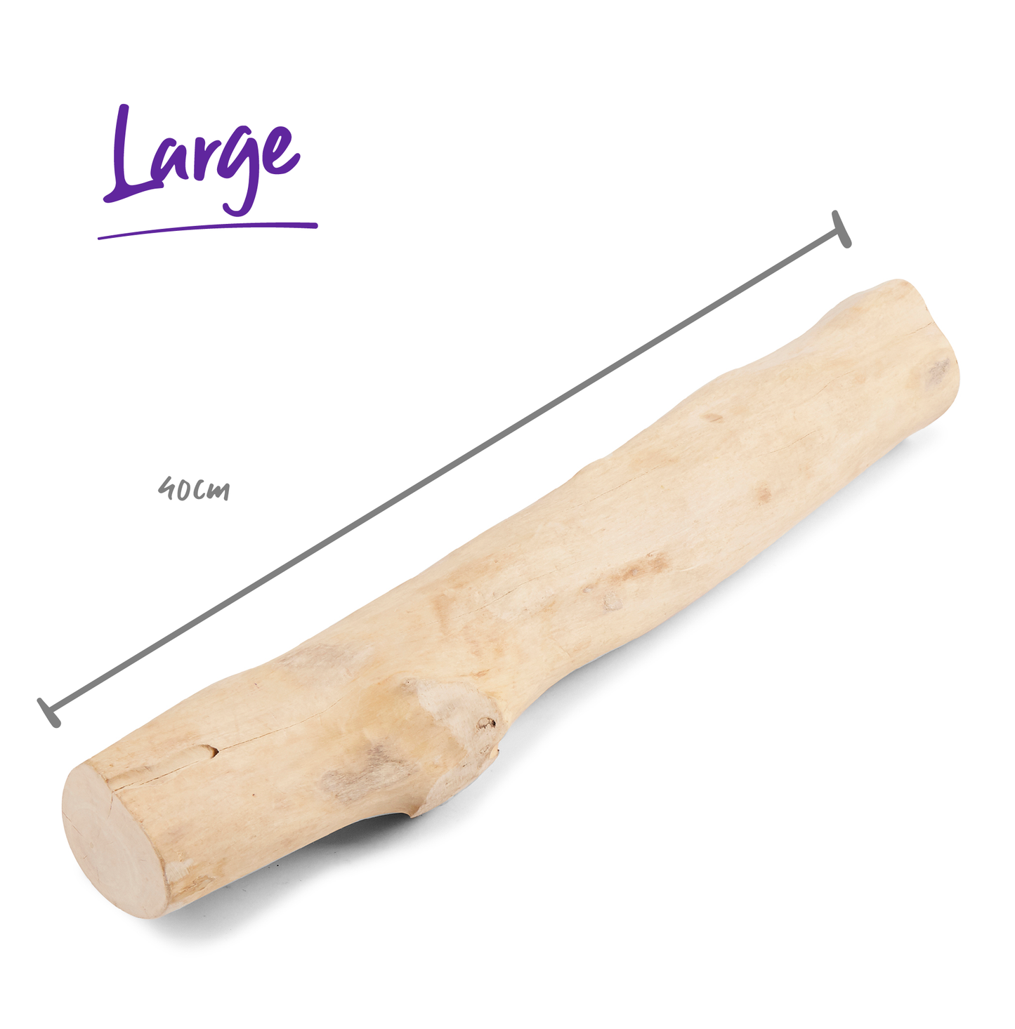 Natural Straight Perch - Kazoo Pet Co