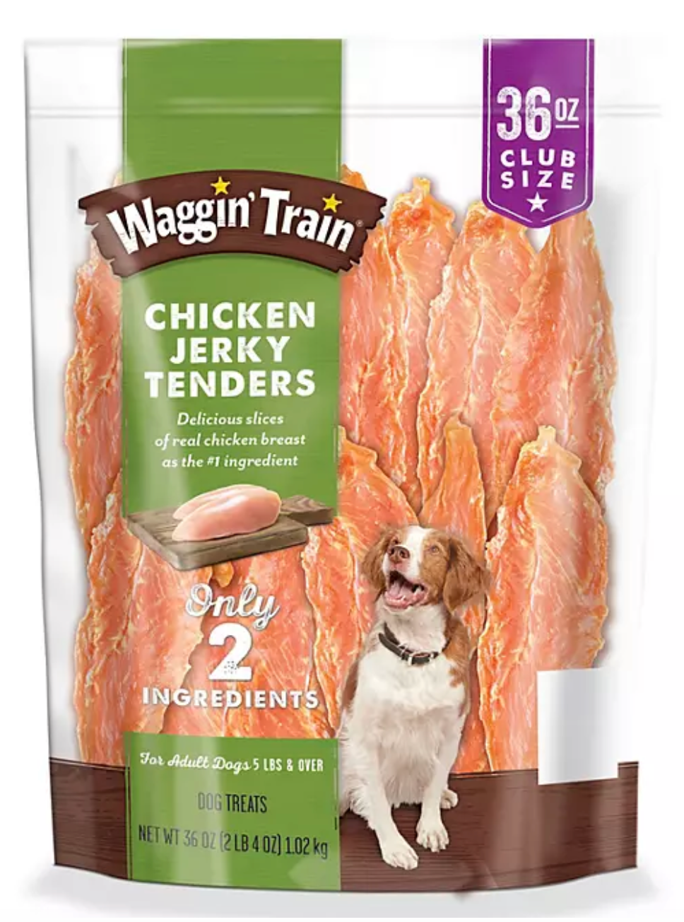 Waggin Train Chicken Jerky Dog Treats (36 oz.)