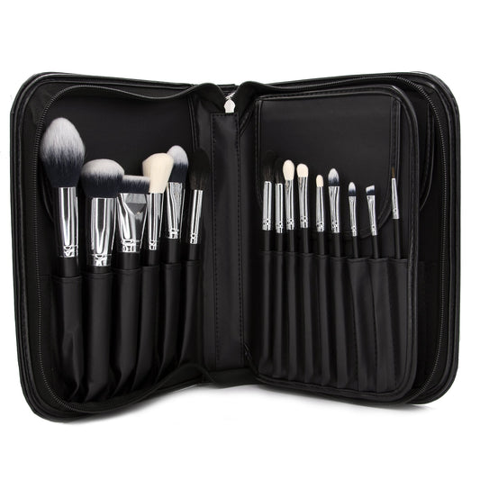 15 PC Pro Brush Set w/ Book Case 901B