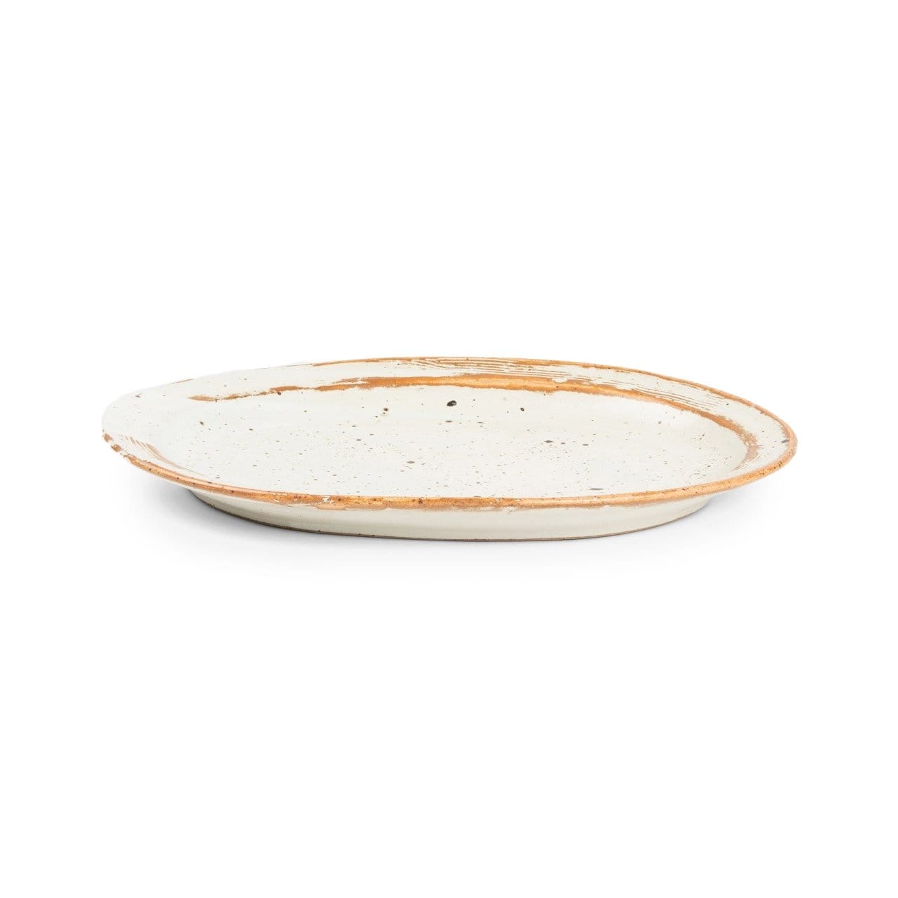Blue Pheasant Dawson Serving Platters (Pack of 2) - Rustic White Decor