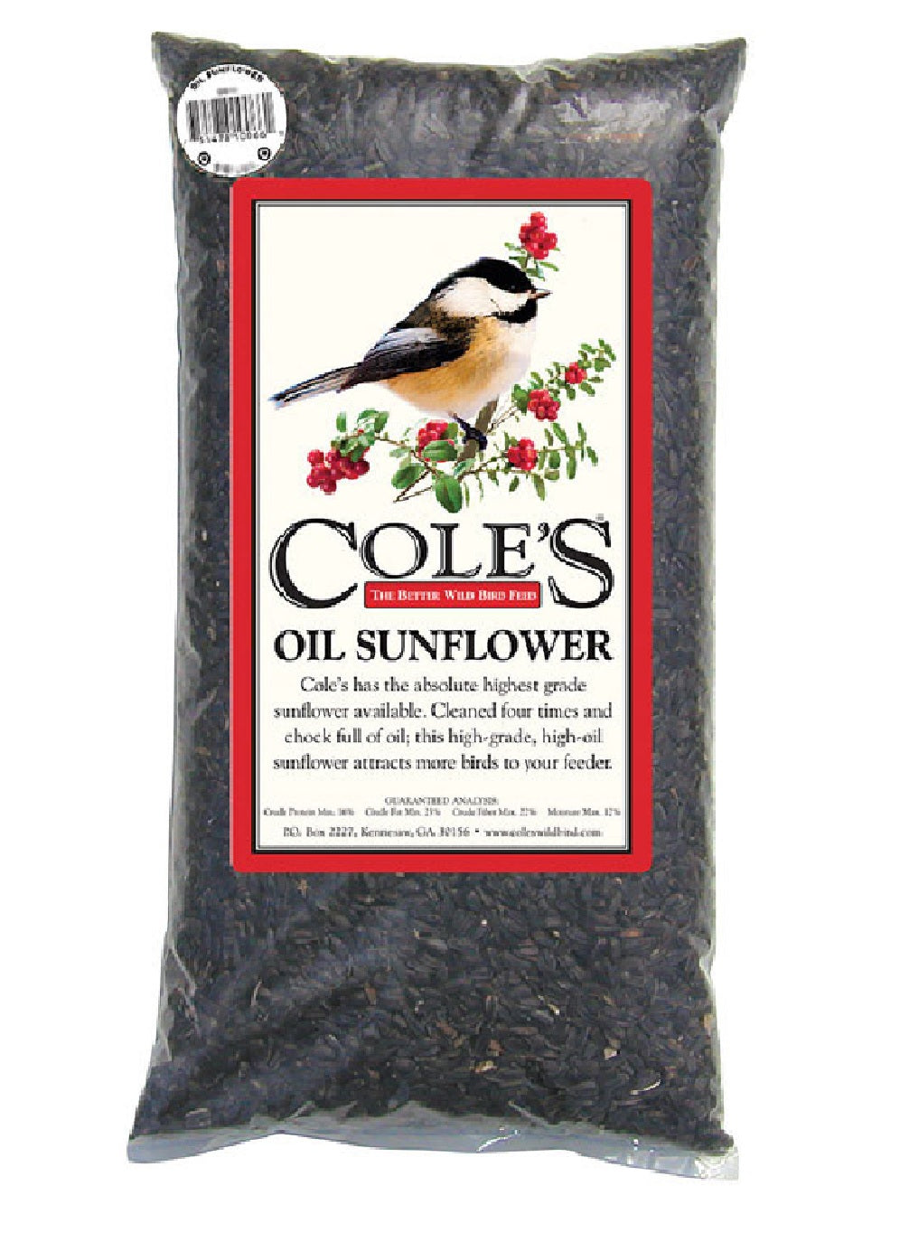 Cole's OS08 Oil Sunflower Bird Food, 8 Lb