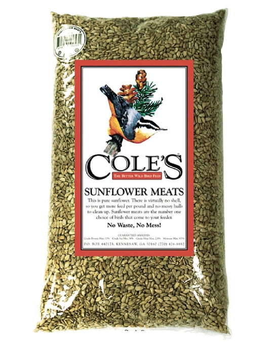 Cole's SM05 Sunflower Meats Bird Food, 5 Lb