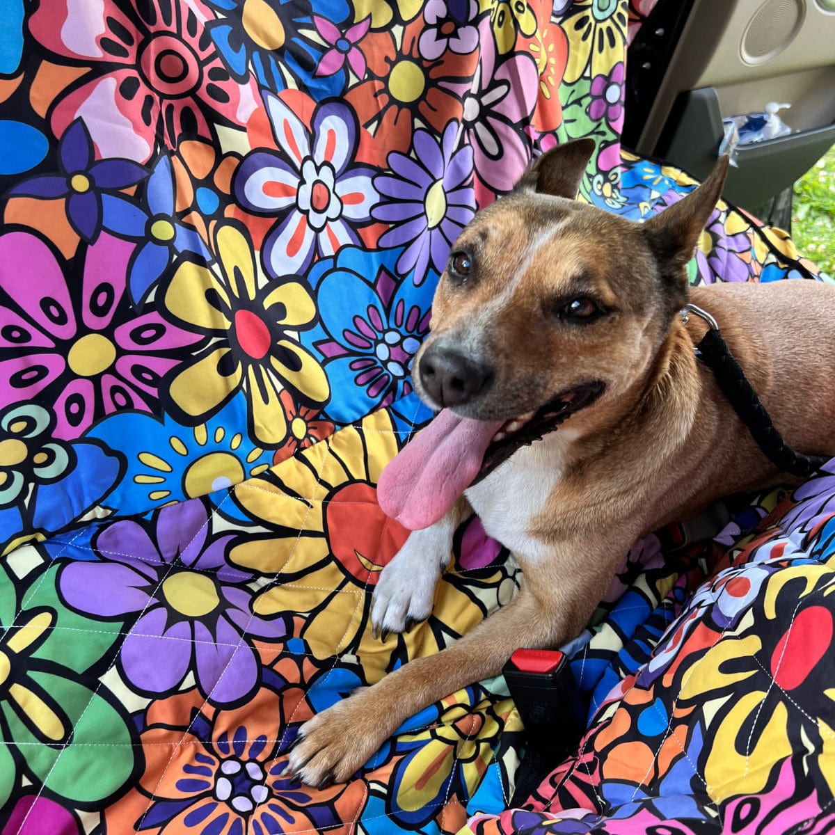 Floral Dream Dog Car Seat Covers