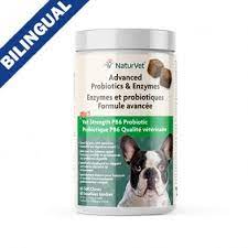 NaturVet - Advanced Probiotics & Enzymes 70ct Soft Chews For Dogs