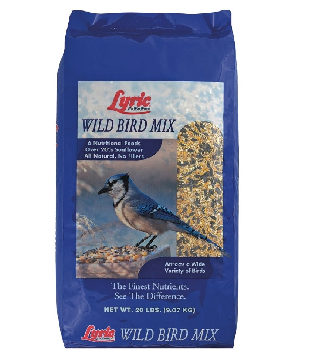 Lyric 26-46824 Wild Bird Food Mix w/o Fillers, 20 Lbs