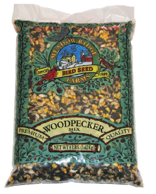 Meadow Ridge Farms B202308 Woodpecker Mix Bird Food, 8 Lb