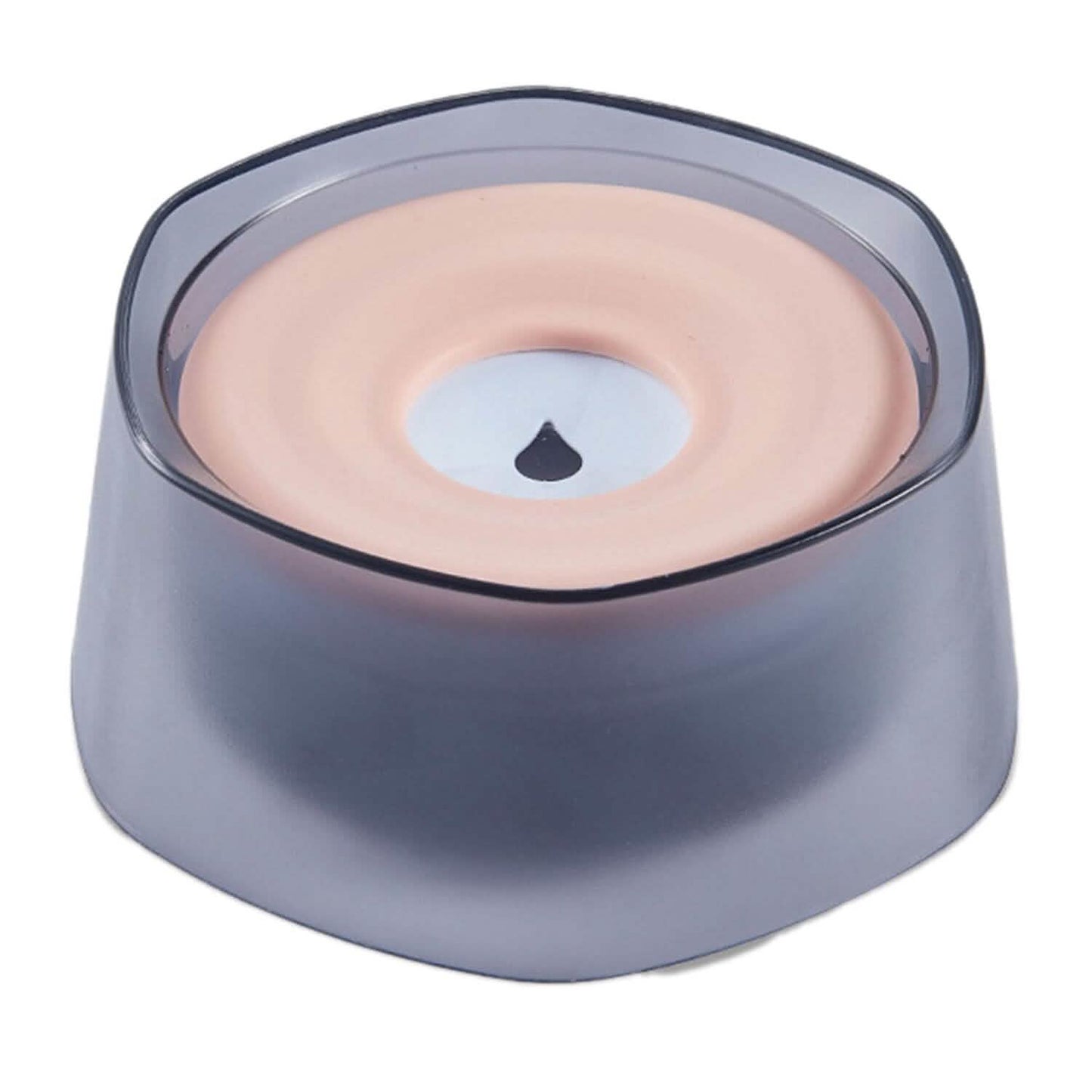 No Spill Dog Cat Water Bowl Spill Proof Slow Water Feeder Pet Supplies Pink - DailySale