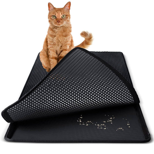 Non Slip Cat and Rabbit Litter Trap Mat for Litter Boxes